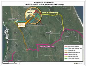FNOR Rail Trail Route Map