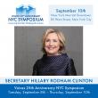 Secretary Hillary Rodham Clinton to deliver remarks at VOICES 25th Anniversary NYC Symposium on September 10th, 2026