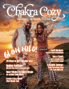 Media entrepreneurs and healers Riz and Oriah Mirza are inviting readers to join their #ShareYour Cozy campaign, where readers who purchase Chakra Cozy Magazine can post a selfie tagging @ChakraCozy with #shareyourcozy for a signed copy of the publication and a chance to win monthly prizes such as Chakra Cozy merchandise, exclusive digital content, free online workshops, and discounts towards upcoming retreats