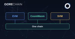 EVM · CosmWasm · SVM → „One chain