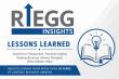 Christopher Riegg Launches 'Riegg Insights – Lessons Learned' Series on Business Ownership Transitions