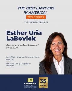Esther U. LaBovick recognized in the 2027 edition of The Best Lawyers in America®.