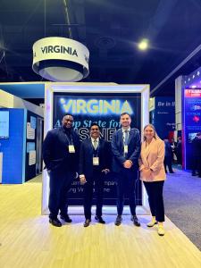 CarePolicy.US | Homecare Policy & Procedures, a licensing and compliance company serving home care and healthcare entrepreneurs nationwide, announced the opening of a new office in Alexandria, Virginia Anton Fonseka of CarePolicy.US standing with business representatives at the Virginia pavilion during the 2026 SelectUSA Investment Summit