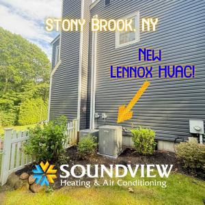 Lennox Heat Pump Installation in Stony Brook by Soundview HVAC