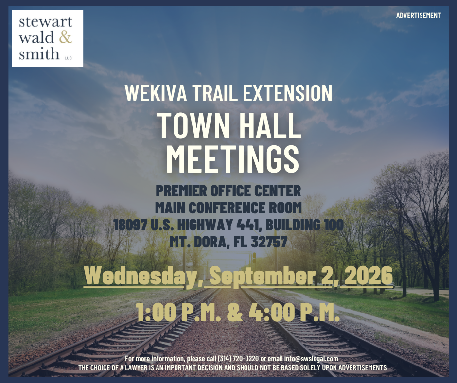 Complimentary Meetings Will Help Adjacent Property Owners Better Understand the Proposed Wekiva Trail Extension