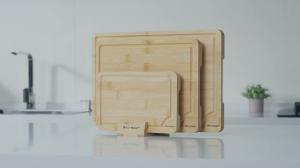 Nolly Home Launches Durable, Non-Porous Bamboo Cutting Boards Featuring Deep Juice Grooves — In Gift-Ready Packaging Nolly Home Premium Bamboo Cutting Board Set displays on a beautiful countertop