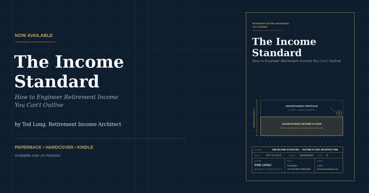 Tod Long Publishes The Income Standard: a Blueprint for Retirement Income