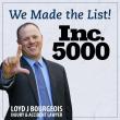 Loyd J Bourgeois Injury & Accident Lawyer Makes 2026 Inc. 5000 List
