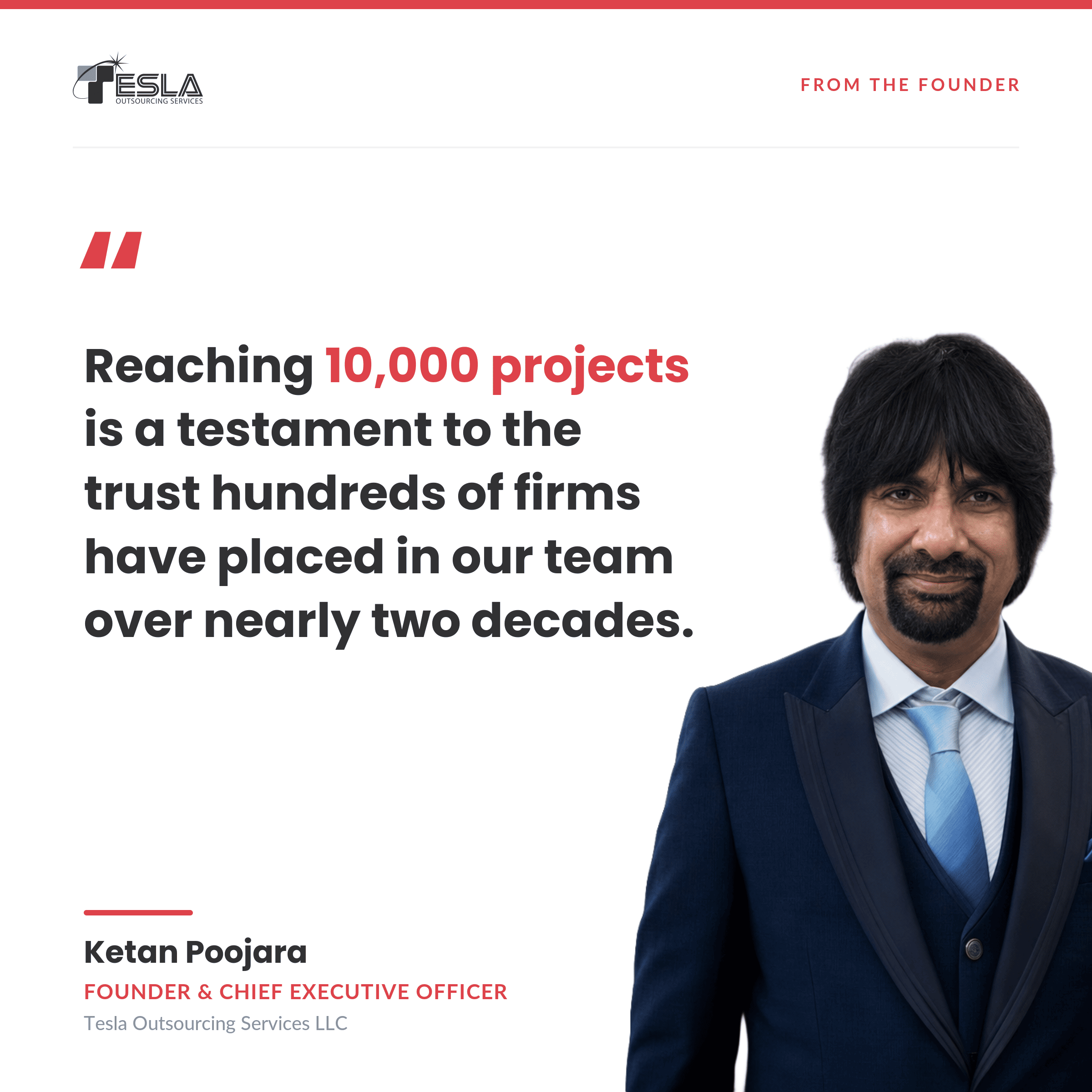 Tesla Outsourcing Services LLC Completes 19 Years of BIM Excellence with 10,000 Projects Delivered Across 4 Continents