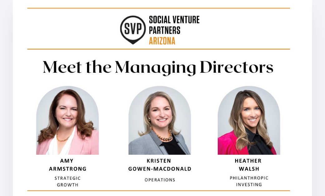 Social Venture Partners Arizona Launches Innovative Co-Leadership Model with Three Managing Directors