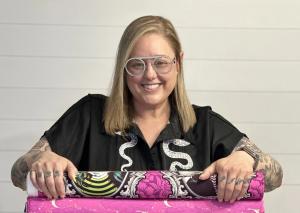 Time is running out to experience two landmark exhibitions at The National Quilt Museum in Paducah, Kentucky Quilter Tula Pink Headshot Horizontal