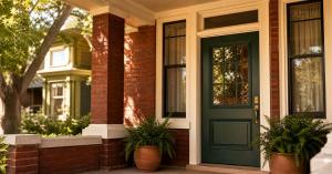 For much of the last decade, every other home renovation followed the same formula Historic Denver brick home with a deep green painted front door and warm cream painted wood trim on a tree-lined residential street