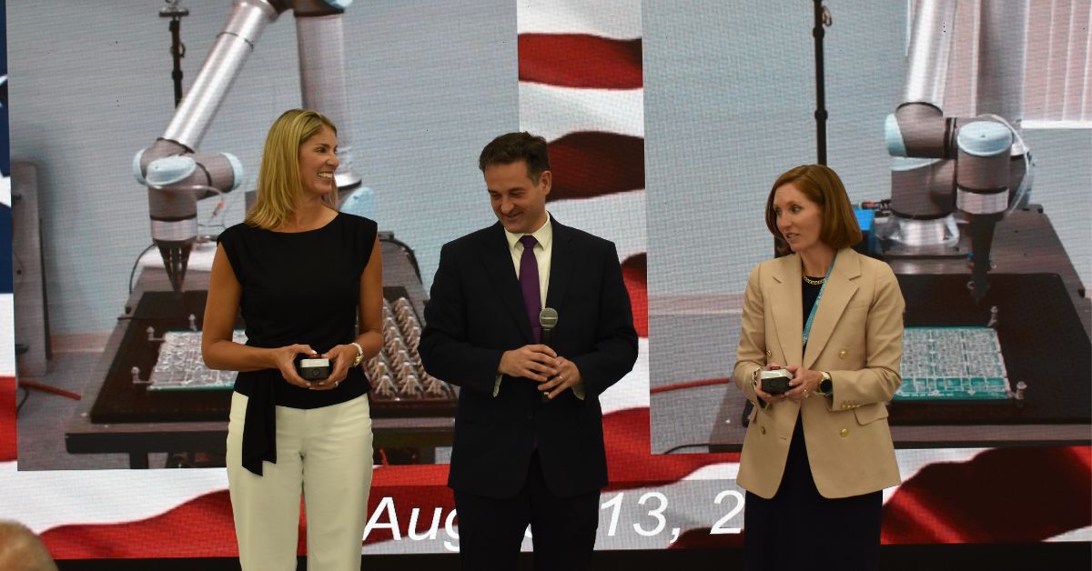 Abside Networks Manufacturing Kickoff Ceremony, Highlighting On-Shoring Innovation for U.S. Advantage