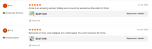 Verified five-star buyer reviews from JeysTin's Alibaba storefront (jeystin.en.alibaba.com).