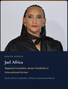Jael Africa - Regional Custodian, Senior Facilitator & International Partner