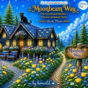 Children’s author Kim Wild invites young readers and their families into an enchanting world inspired by her own backyard in Moonbeam Way: The GreenHouseSheShed Stories: Discover Adventure Series Book Three Moonbeam Way by Kim Wild