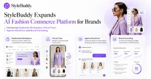 StyleBuddy, an AI-powered fashion commerce platform, today announced the expansion of its platform for fashion brands with four complementary offerings designed to address how consumers discover, evaluate, visualize and purchase fashion online: StyleBuddy Marketplace, Virtual Try-On, Agentic Storefront and Brand Consulting StyleBuddy AI fashion platform for brands