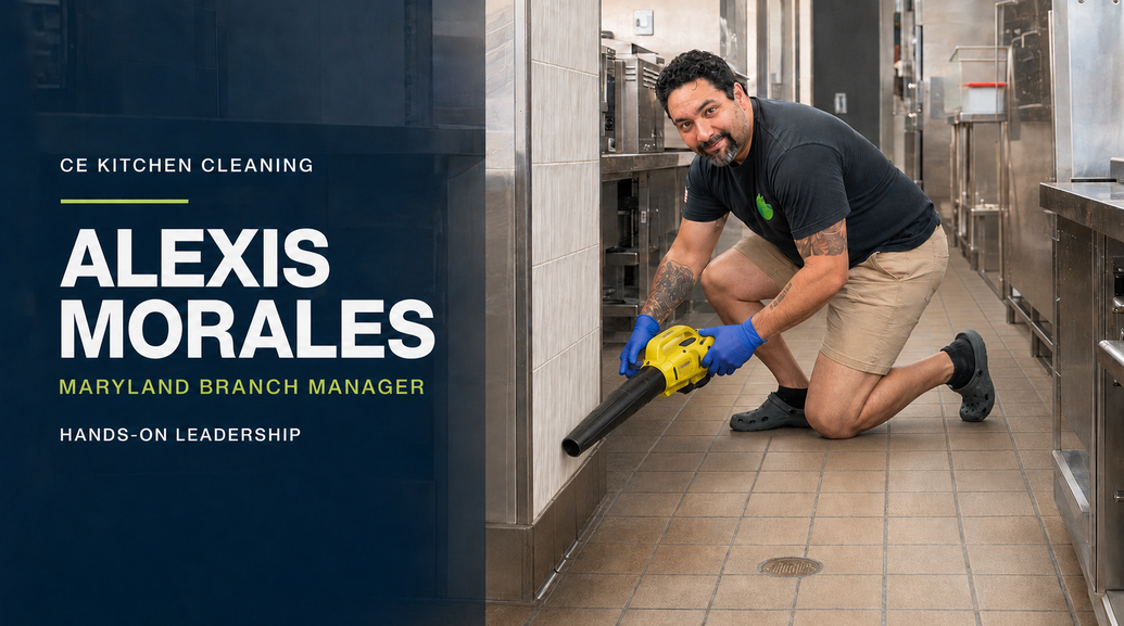 Maryland Commercial Kitchen Deep Cleaning Company Names Alexis Morales Branch Manager