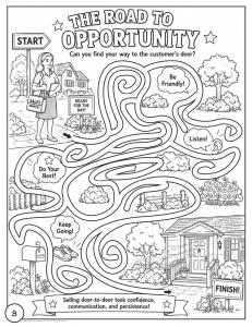 An educational coloring book featuring stories and activities that highlight Marsha Blackburn’s successes, career, and family.