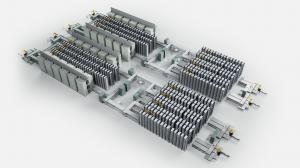 Battery formation system and grading line