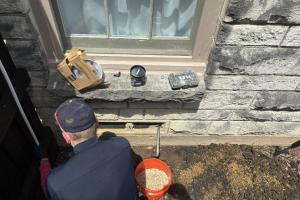 Mother Modern Plumbing licensed technician repairs gas line in Dallas, TX home
