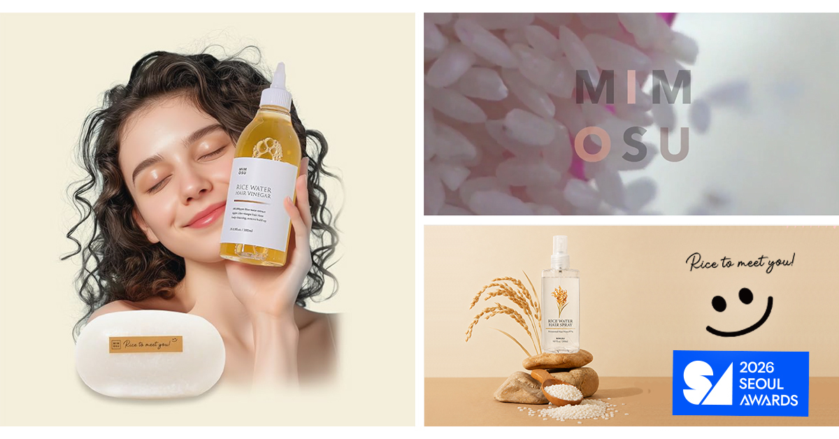 MIMOSU Wins 2026 Seoul Award for Fermented Rice Water Hair Care: Clean Scalp Rituals for Hair Retention