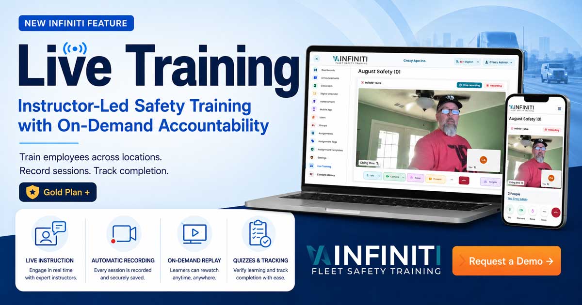 INFINITI Launches Live Training to Make Every Safety Meeting Count