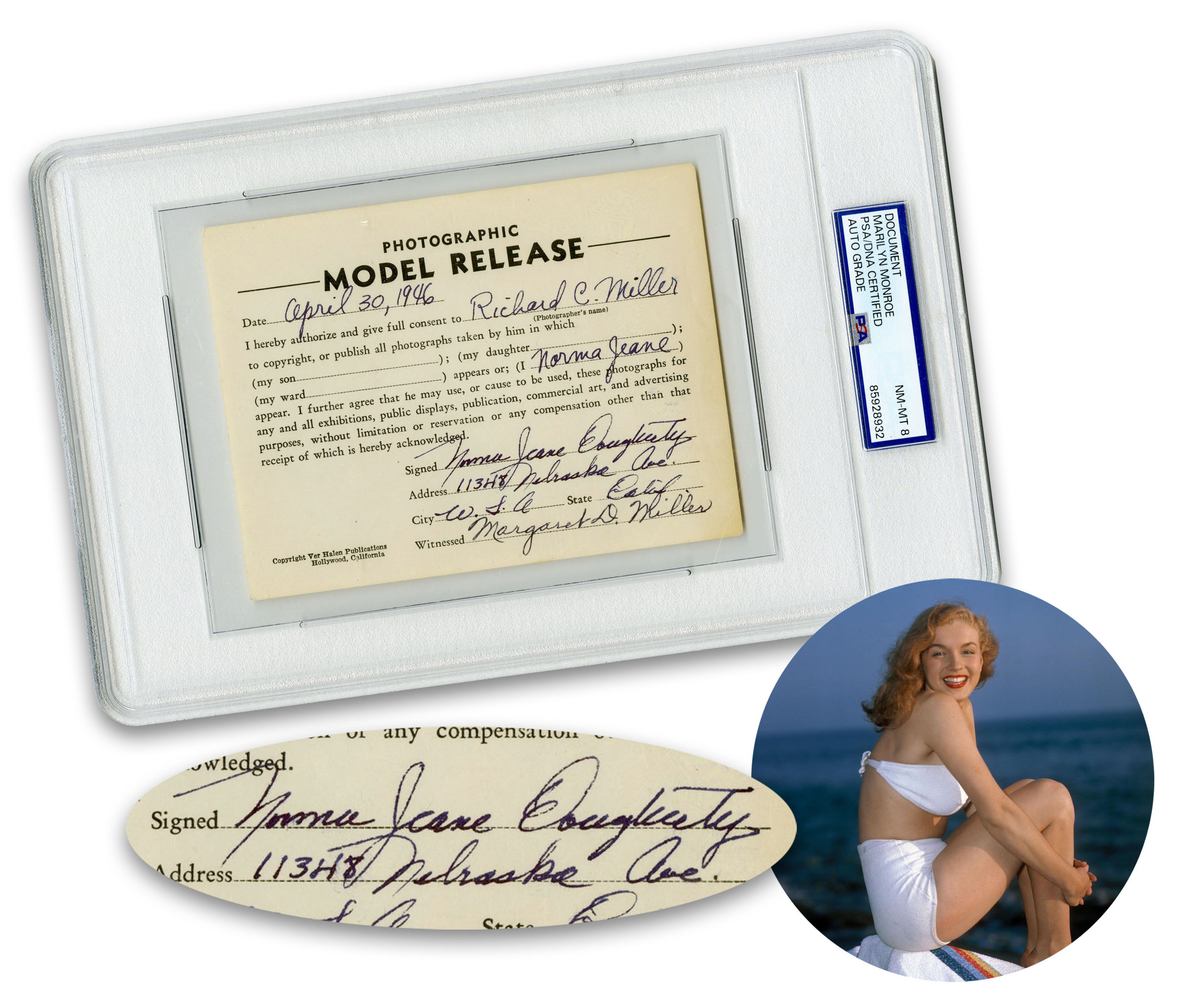 University Archives’ online auction, Sept. 9, features items signed by Einstein, Marilyn Monroe, Churchill, MLK, others