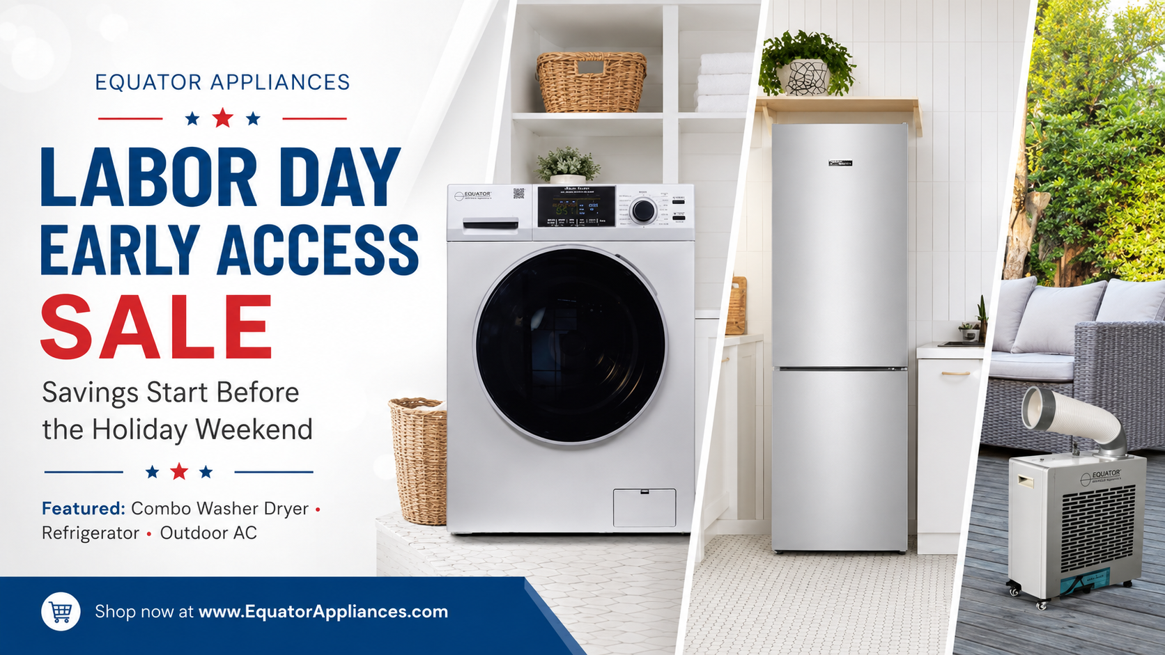 Equator Appliances Opens Labor Day Early Access Sale Ahead of the Holiday Weekend