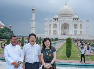 Delegation visited Taj Mahal