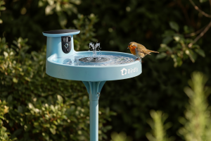 As summer draws to a close, many birders and nature lovers still haven't found the perfect way to help backyard birds beat the heat The Birdfy Bath Pro has become the perfect drinking and bathing spot for backyard birds.