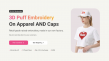 PODpartner Launches 3D Puff Embroidery Across Both Apparel and Caps, With Flat-and-3D Mixing in a Single Design