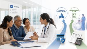 Cashless claim and Reimbursement
