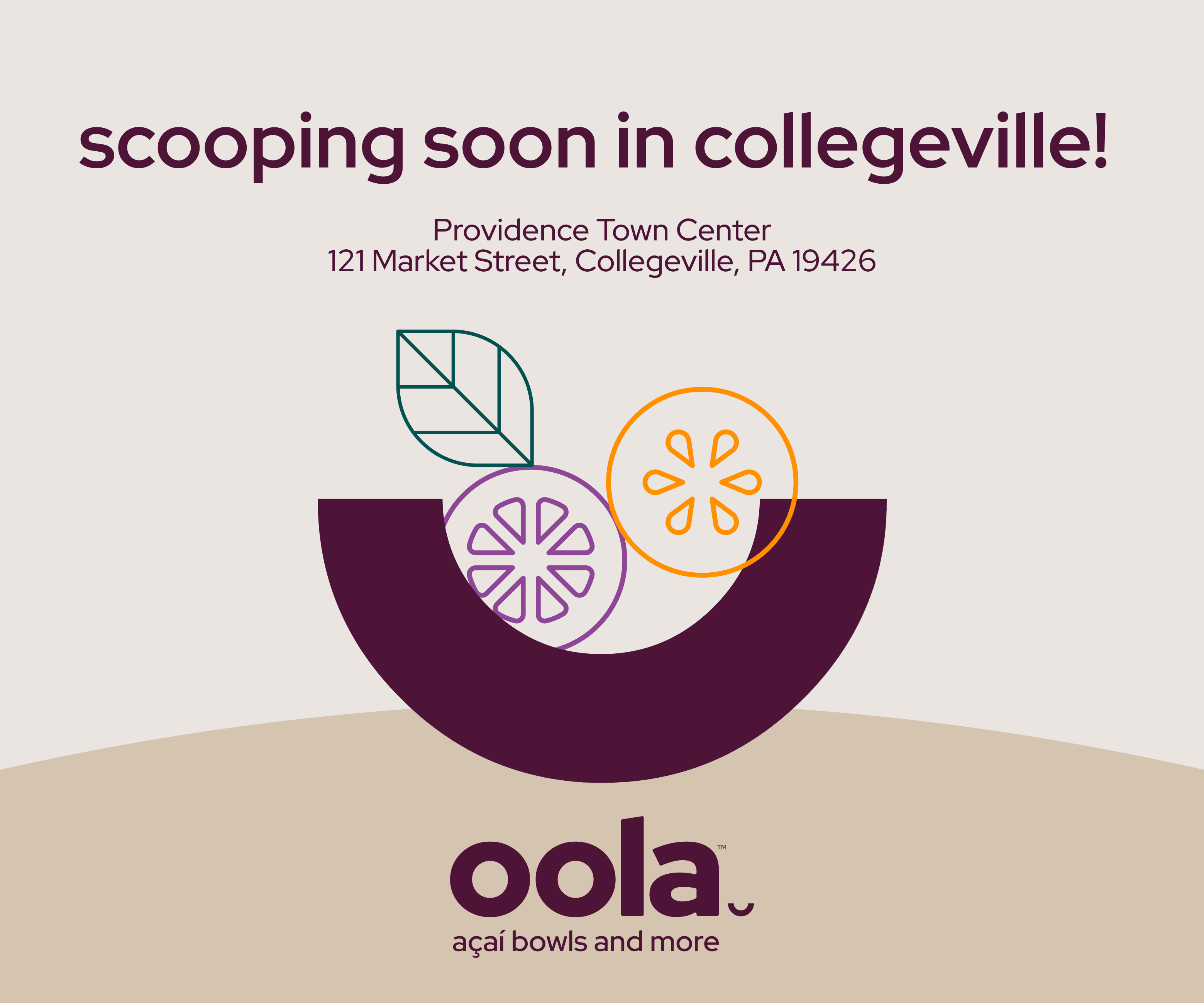 Oola Bowls® Brings Premium Açaí Bowls and Functional Foods to Southeastern Pennsylvania with New Collegeville Location
