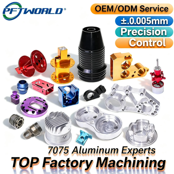 PFTWORLD, a China Advanced Aluminum CNC Machining Factory, Covers Alodine and Sandblasted Finishes