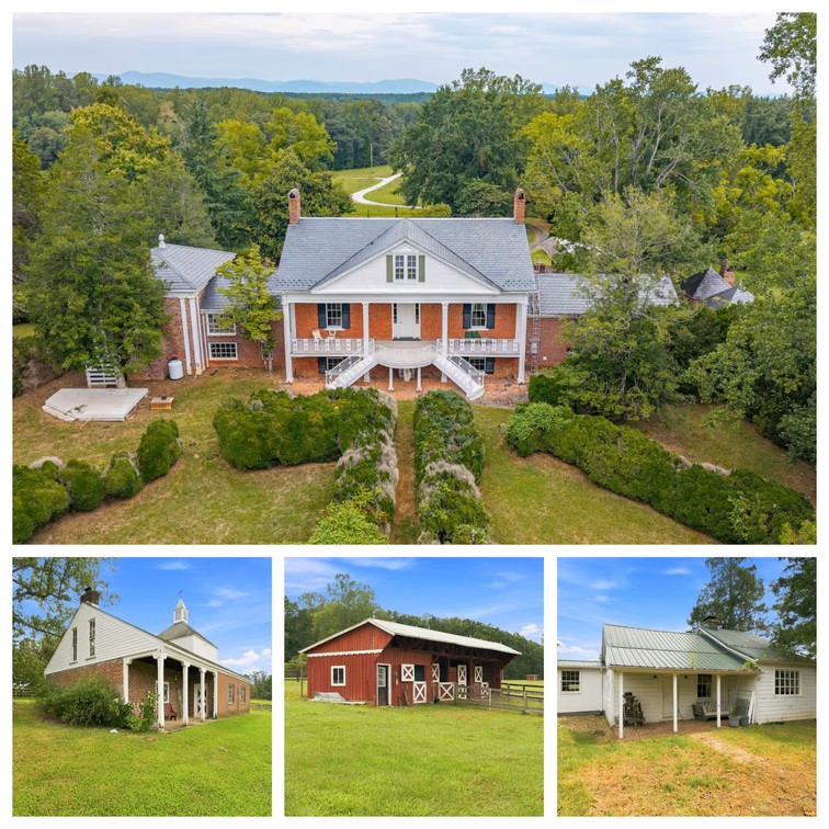 Edloe Glades (cir 1826) 5BR/5.5BA Home on 16.2± Ac. in Amherst County VA Set for Auction Announces Nicholls Auction Mktg