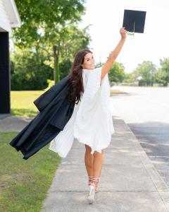 Giavanna Lyerly, a 19-year-old South Carolina model and Francis Marion University biology student, prepares to represent the United States internationally.