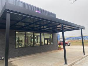 Metal Canopy installed for Taco Bell