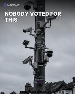 security cameras and facial tracking are big now. Face databases track and store biometric data, and things like Flock Cameras cause problems. But there's a way to remove yourself from the flock cameras. FacePrivacy may be able to help.