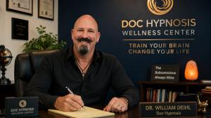 Dr. William Deihl at Doc Hypnosis Wellness Center in Phoenix, Arizona, founder and keynote speaker specializing in hypnosis, human behavior, stress and performance.