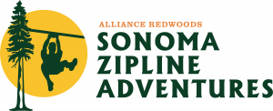 logo for sonoma zipline adventures