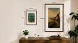 As e-paper starts to imitate oil paint, Jitrainno locks AI-generated art inside a solid-wood frame