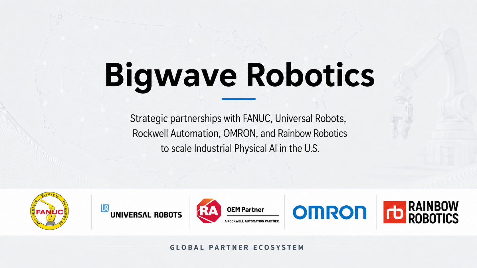 Bigwave Robotics Joins Forces with Leading Robotics Automation Suppliers to Scale Industrial Physical AI in the U.S.