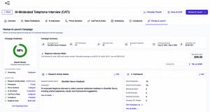 London based Terapage, the AI-powered market research platform, is changing how organisations run traditional telephone research AI-moderated CATI interface at Terapage before launch of the Campaign