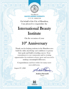 IBI Hamilton Mayor's Cert