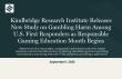 Kindbridge Research Institute Releases New Study on Gambling Harm Among U.S. First Responders