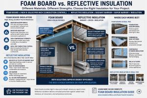 Foam Board Vs. Reflective Insulation