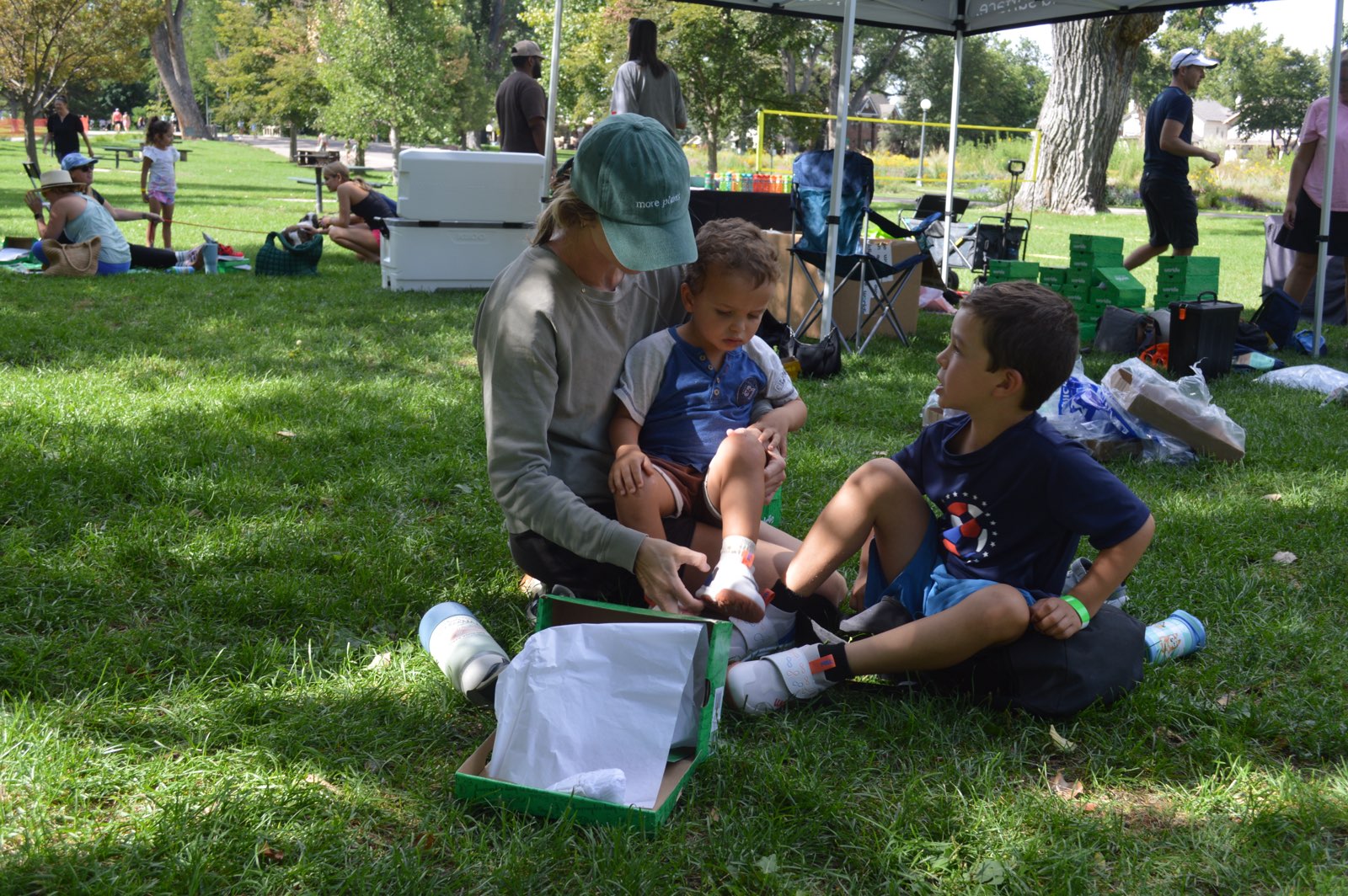 worldie Holds Youth Footwear Field Test at Washington Park in Denver