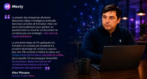Alexandre Maupas, directeur produit de Mexty