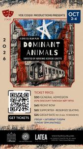 See Dominant Animals Oct 2-4 at Teatro LATEA in NYC